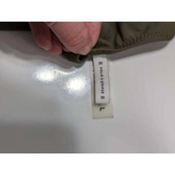 Solid and Striped Nina One Piece Swimsuit Olive Green Swimwear Womens Large Army - Picture 3 of 5